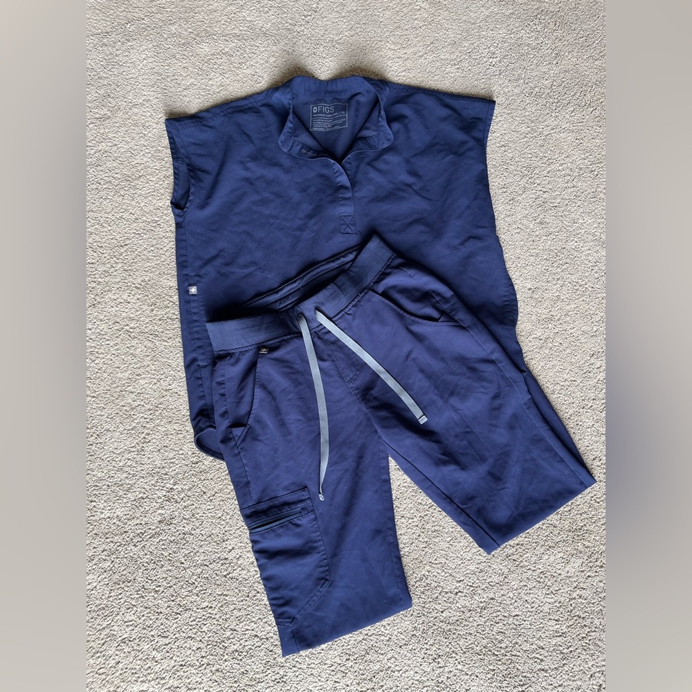 Figs Scrubs (Navy Blue)